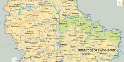 வரைபடம் லக்சம்பர்க் உடல்